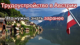 Работа в Австрии Все что нужно знать иностранцам [upl. by Itsym]