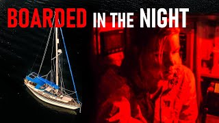 BOARDED AT NIGHT on a remote island – Sailing Indonesia  Ep92 [upl. by Scherle]