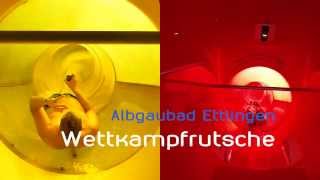 Albgaubad Ettlingen  Wettkampfrutsche AquaMatch  Duell Onride [upl. by Coridon557]