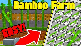 How to Build Easy Automatic Bamboo Farm  Minecraft 120 [upl. by Rehpotsirahc]