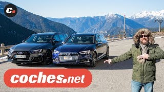 Audi RS4 Avant vs Audi S4 Avant ABT  Prueba comparativa  Test  Review en español [upl. by Yaras]