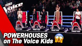 Phenomenal POWERHOUSES on The Voice Kids 🔥 [upl. by Adla]