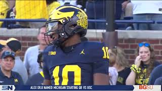 A New QB Under Center in Ann Arbor Orji Named Michigan Starter [upl. by Akimert]