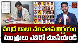 మంత్రులు వాళ్ళ శాఖలు ఇవే  AP Ministers  CM Chandra Babu  Pawan Kalyan  KRTV [upl. by Susejedairam546]