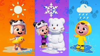 Weather and Clothes song  Dress up for the season song appMink Kids Song amp Nursery Rhymes [upl. by Glen193]