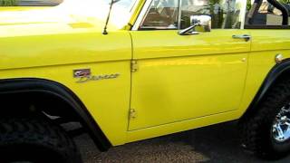 73 BRONCO SPORT quotHELLO YELLOWquot [upl. by Bradway]