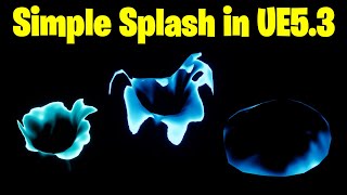 Simple Splash in UE53 Niagara 👉 Trailer [upl. by Atteugram]