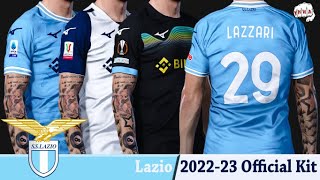 Lazio complete kit 20222023  PES 2021  Sider [upl. by Eartha437]