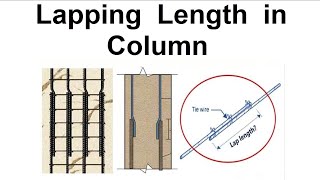 How to find Lapping Length in Column  Example solved [upl. by Marchall596]