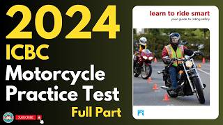 ICBC Motorcycle Practice Test Full Part  Canadian Driver Knowledge Tests [upl. by Hanser801]