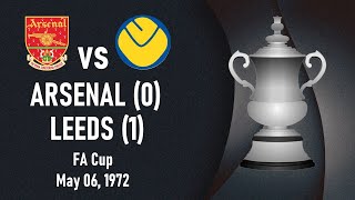 Arsenal vs Leeds  FA Cup 19711972 Final  Full match [upl. by Sileas]