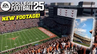 New INGAME College Football 25 Footage and More [upl. by Shrier]