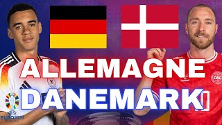 🔴🇩🇪🇩🇰ALLEMAGNE  DANEMARK  LE SECOND 18 EME DE FINALE   EURO 2024 LIVE TALK [upl. by Sonahpets231]