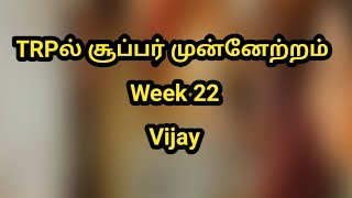 TRP Week 22 Vijay UampR [upl. by Justin]