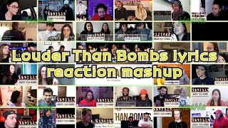 BTS Louder Than Bombs lyrics video｜reaction mashup [upl. by Porter]