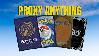 The Best Way to Make High Quality TCG Proxies or Custom Cards [upl. by Worsham52]