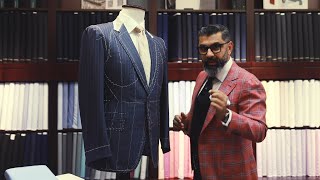 Key features of a Real Bespoke Suit  Prakash Parmar BespokeDubai [upl. by Eidde]