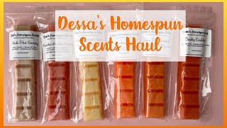 Dessas Homespun Scents Haul  July 2024 Preorder [upl. by Noiramed716]