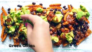 Sweet Potato Nacho Fries Video [upl. by Yeltnerb34]