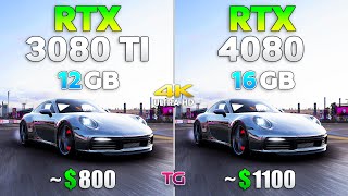 RTX 3080 Ti vs RTX 4080  Test in 10 Games [upl. by Sekofski143]