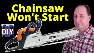 Stihl Chainsaw Wont Start  The Reason Why Surprised Me [upl. by Agneta]