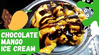 How to make Chocolate Mango Ice Cream Recipe  Homemade Chocolate Mango Ice cream  Kevins Kitchen [upl. by Cynthy]