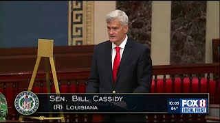 Sen Cassidy again implores congressional action on soaring flood insurance rates [upl. by Akanke]