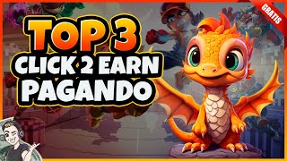 TOP 3 JOGOS NFT CLICK TO EARN PAGANDO MUITO EM 2024  VEJA COMO GANHAR DINHEIRO  PLAY TO EARN [upl. by Elatnahs]