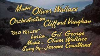 Old Yeller 1957   Opening Song  High Quality [upl. by Malilliw]