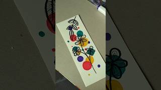 Part 5 of boho art  easy bookmark idea shorts art drawing bohoart [upl. by Ailsun]