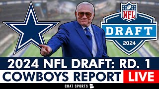 Dallas Cowboys NFL Draft 2024 Live Round 1 [upl. by Nabala479]