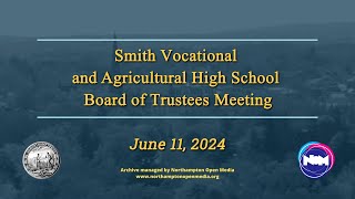 SVAHS Board of Trustees 61124 [upl. by Inalej]