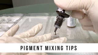 Microblading Pigment Mixing Tips [upl. by Winer359]