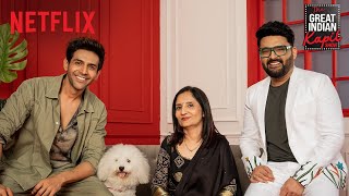 Kartik Aaryan amp Mala Tiwari  The motherson duo  The Great Indian Kapil Show  Netflix [upl. by Kcirdderf]