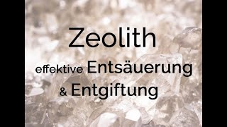 ZeolithKlinoptilolith  effektive Entsäuerung amp Entgiftung DrMichael Vogt amp Walter Häge [upl. by Profant]