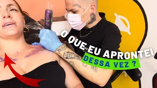 OUTRA TATUAGEM DESSA VEZ EU SOFRI DEMAIS [upl. by Secilu]