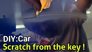 How to Repair DEEP SCRATCH in Car Paint [upl. by Charmane]