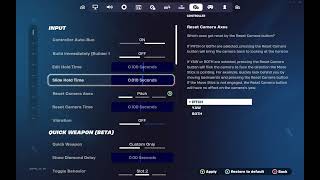 my fortnite binds and settings [upl. by Thetisa]