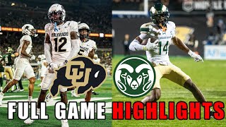 Colorado Buffaloes vs Colorado State Rams FULL GAME Highlights  2024 College Football [upl. by Annaihr]