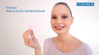 Instructions to use Curaprox Interdental Brushes [upl. by Aikel]