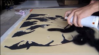 How to make a multilayered stencil [upl. by Hewett]