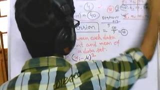 7 Biostatistics lecture  Dispersion and standard deviation formula [upl. by Ahtimat]