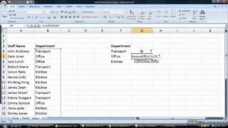 Excel 2007 Countif Tutorial [upl. by Annawal]