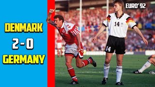 Germany vs Denmark 0  2 Full Highlights Final Euro 92 [upl. by Renckens107]