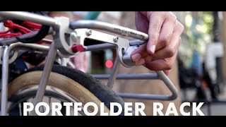 Soma Folding Porteur Bike Rack Demo [upl. by Stefano]