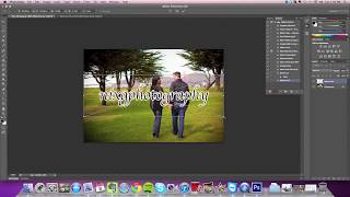 How to Watermark Multiple Pictures in Photoshop CS6 [upl. by Alidus]