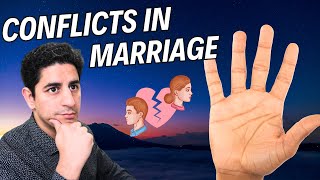 ❌ Reasons of Conflicts in Marriage  Palmistry [upl. by Franciscka510]