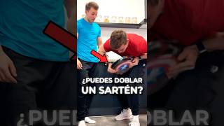 ¿Puedes Doblar una Sartén con las Manos 🦸‍♂️💪 ¡Desafío Increíble 🔥 [upl. by Retxab]