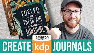 How To Make Your First Amazon KDP Journal Covers Using AI [upl. by Lukas]