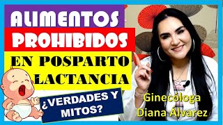 ¿QUE PUEDO COMER durante la LACTANCIA por GINECOLOGA DIANA ALVAREZ [upl. by Simdars261]